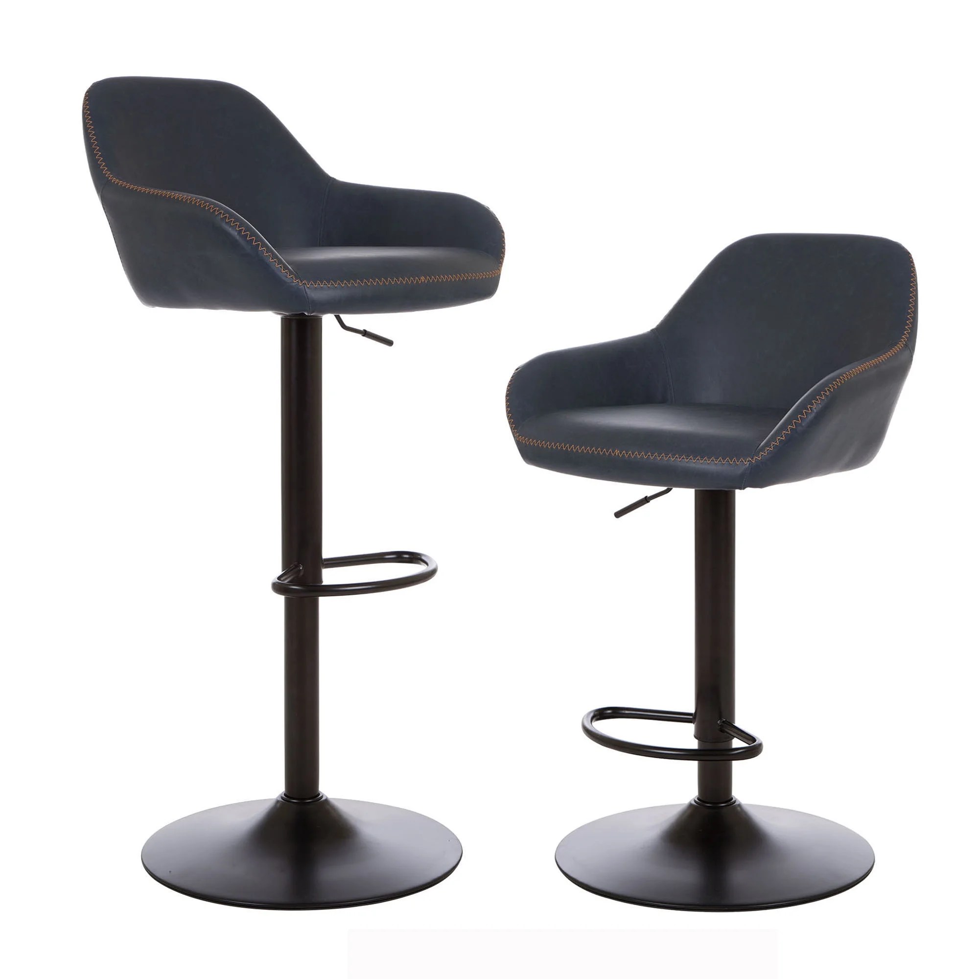 Modern Navy Bar Stools Novocom Top