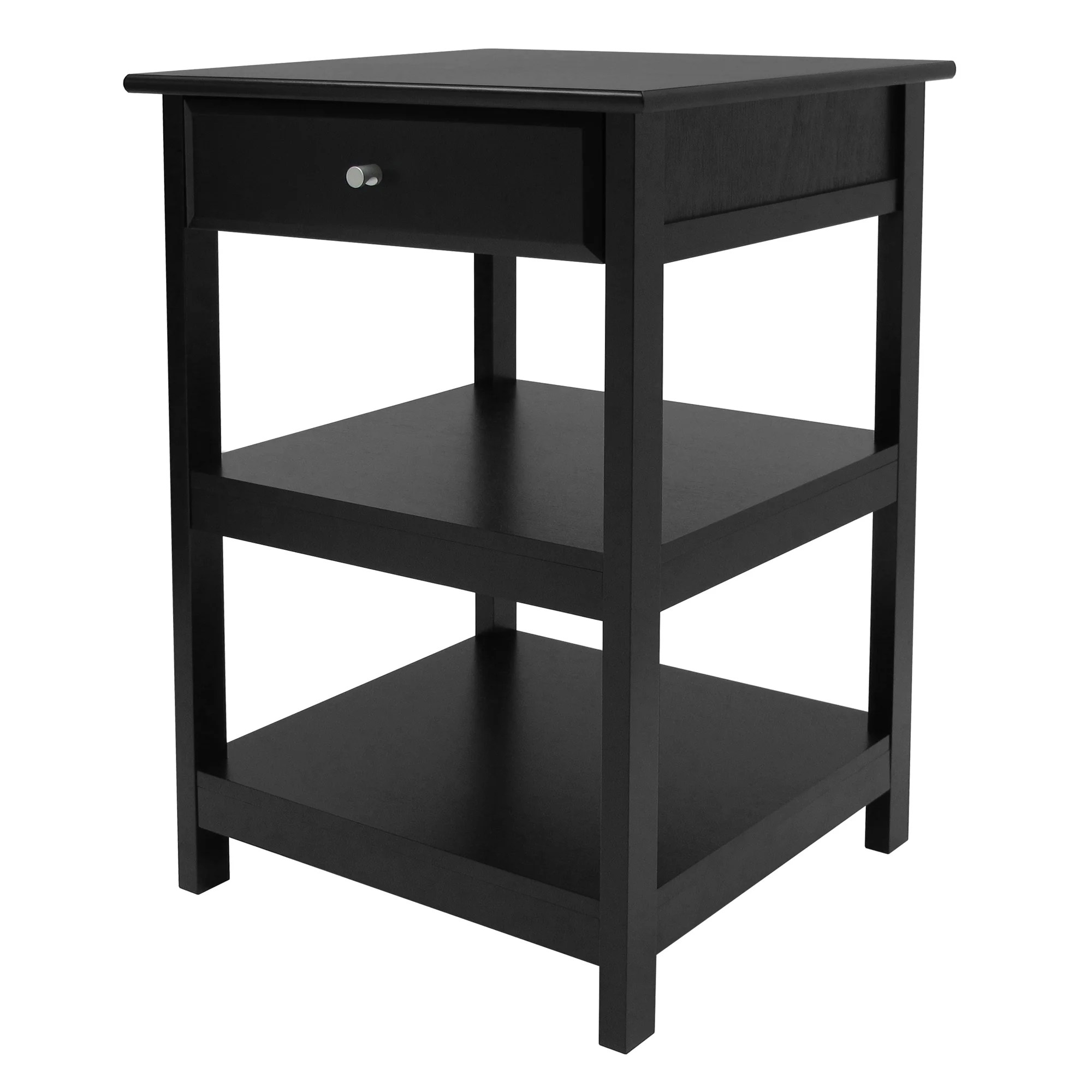 Winsome Wood Delta Home Office Printer Stand, Black Finish Walmart