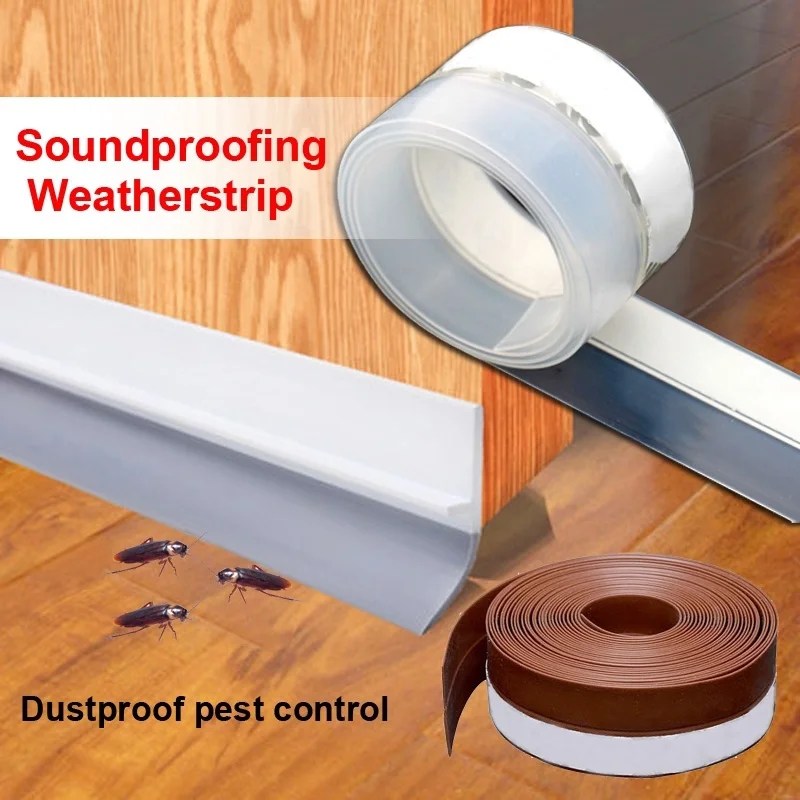 Door Draft Stopper Under Door Seal for Exterior/Interior
