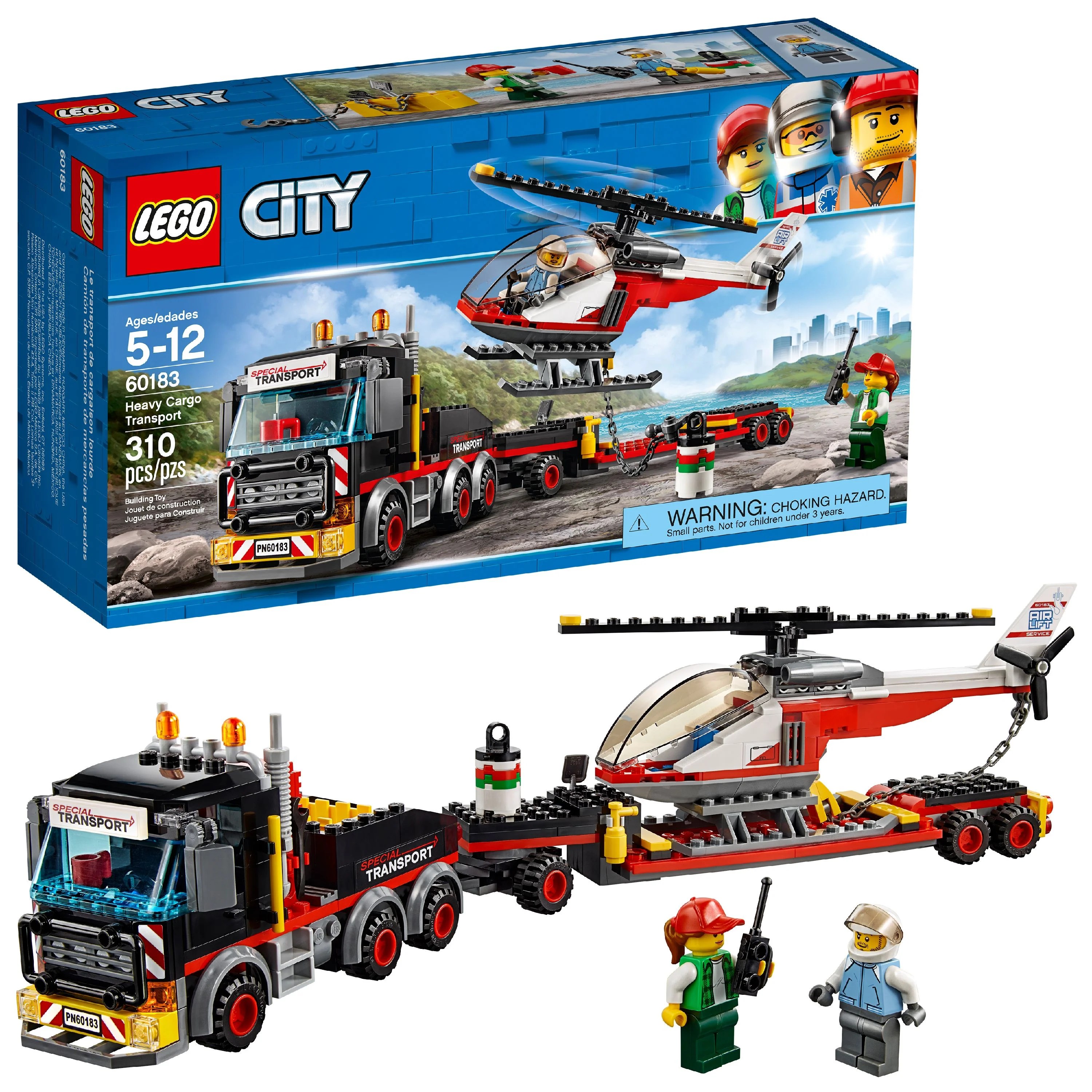 Lego City Heavy Cargo Transport 60183 Toy Truck Building Kit Walmart