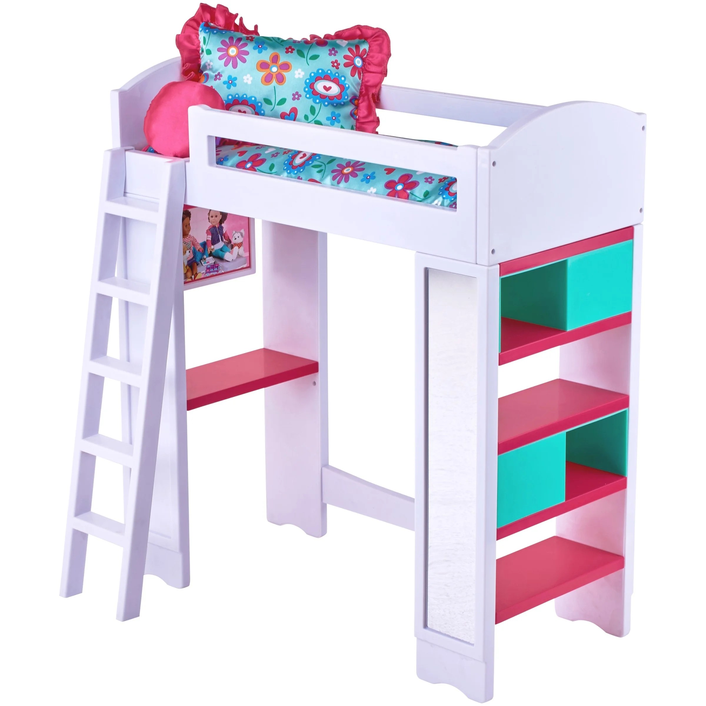 My Life As 6Piece Light Sound Loft Bed Play Set With Reversible