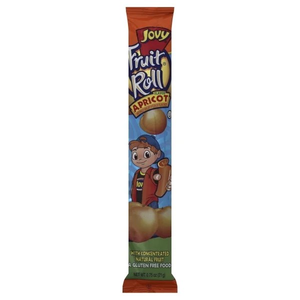 Jovy Apricot Fruit Roll, 0.75 OZ