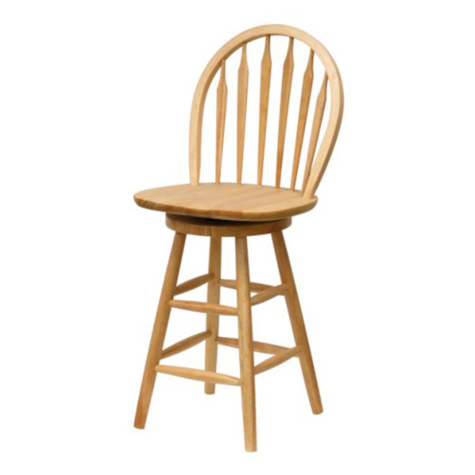 Arrowback Windsor Swivel Counter Stool 24'', Multiple Finishes eBay