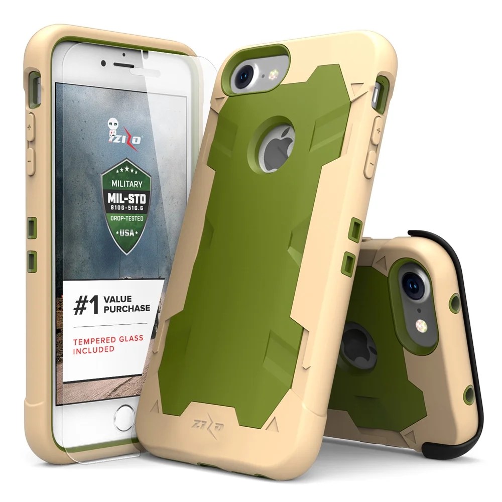 iPhone X / 8 / 8 Plus / 7 / 7 Plus, Zizo PROTON Case Military Grade Glass Screen