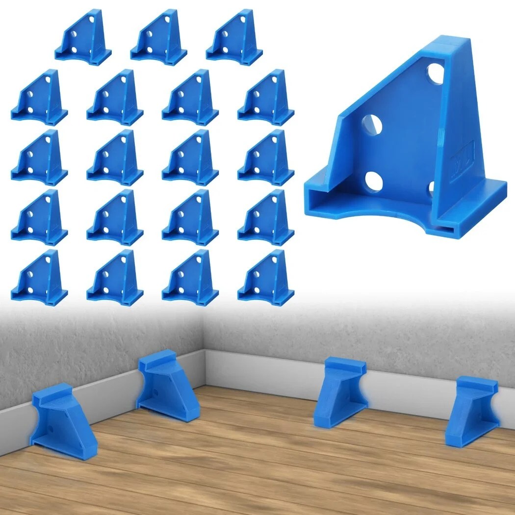 20 Pcs Flooring Spacers, Laminate Wood Flooring Tool Kit with 1/4'' & 1