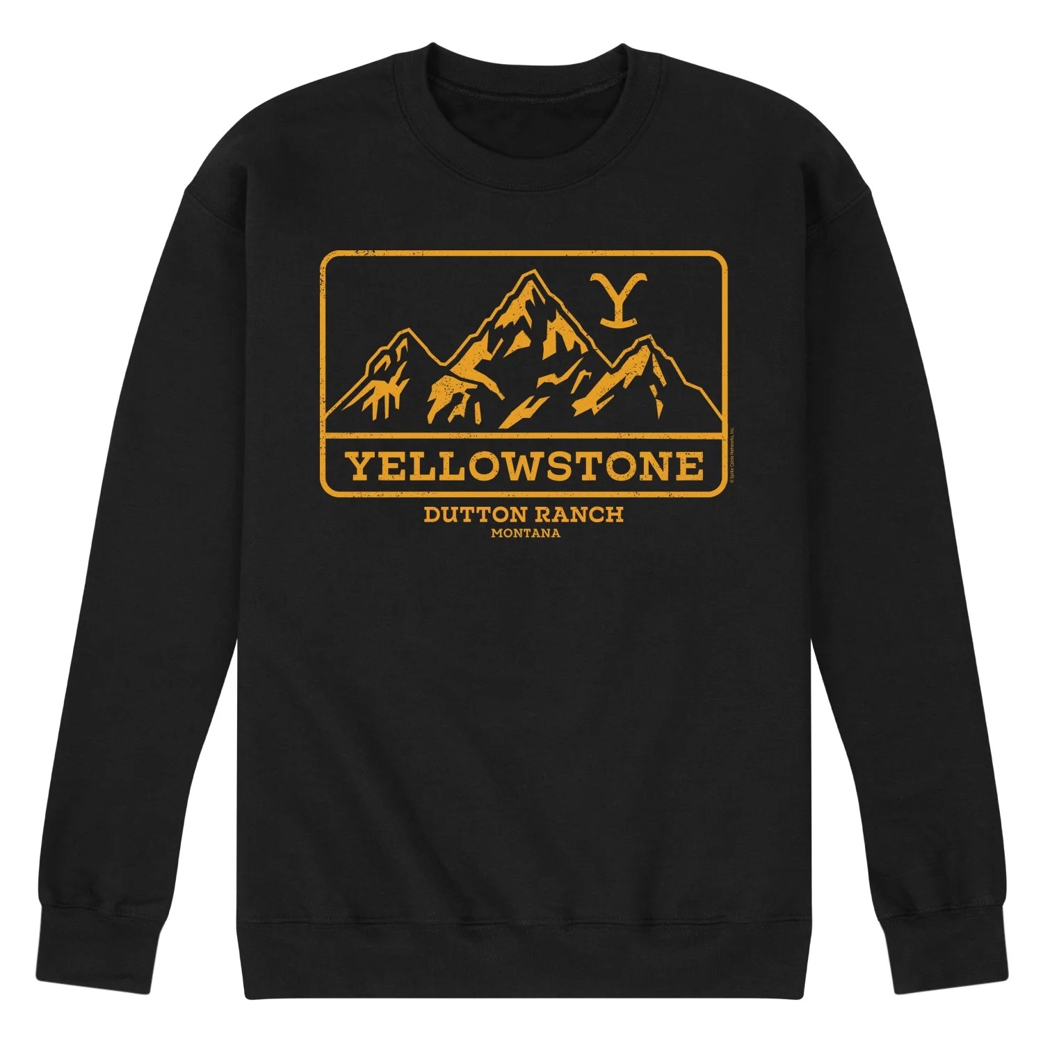 Yellowstone Yellowstone Dutton Ranch Men's Crew Neck Fleece