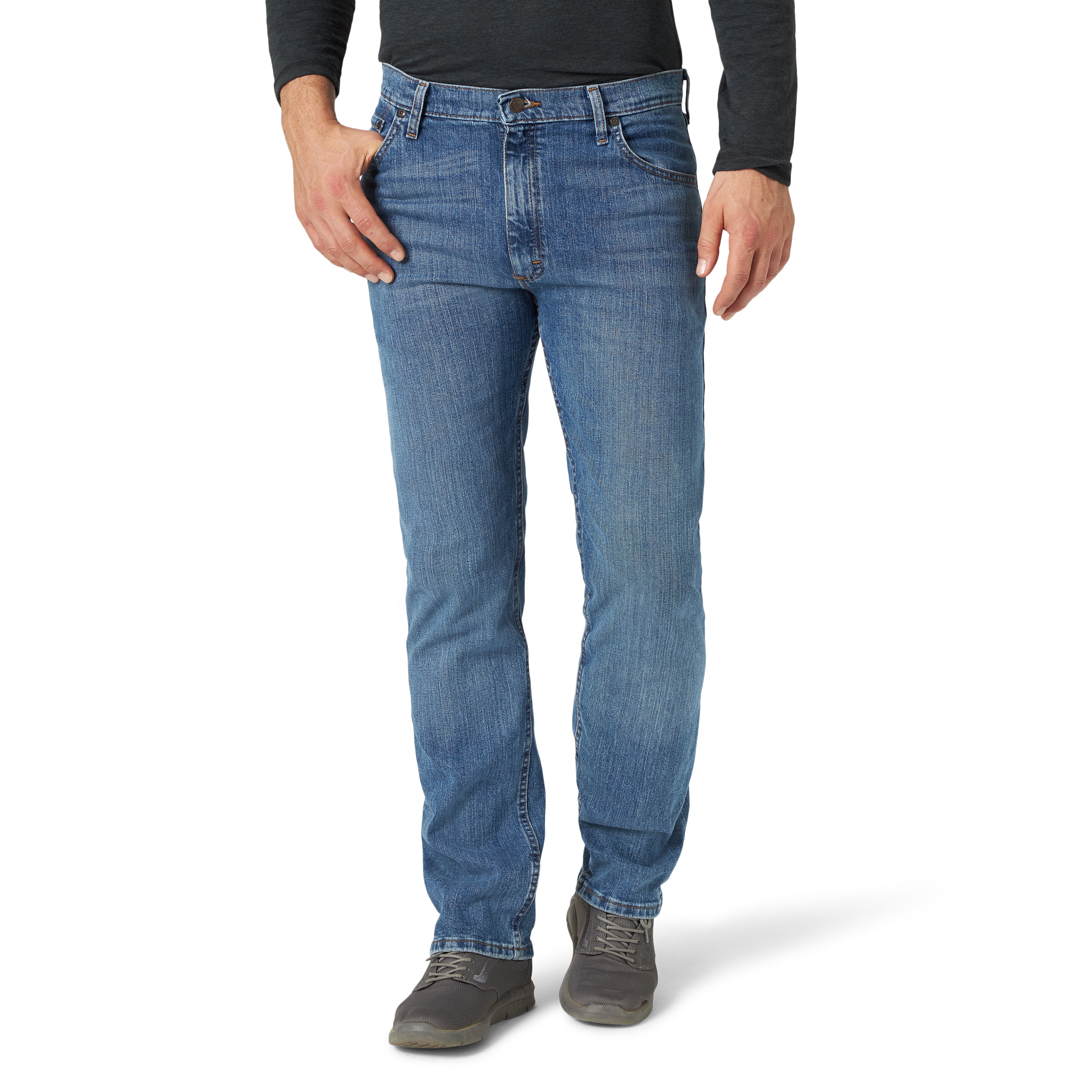 Wrangler Wrangler Men's 5 Star Regular Fit Jeans with Flex Walmart