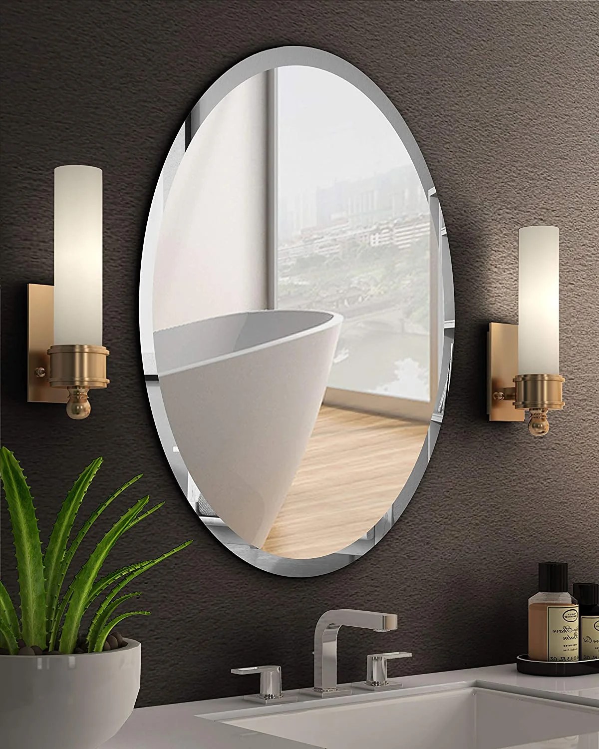 Oval Mirror Bathroom Everything Bathroom