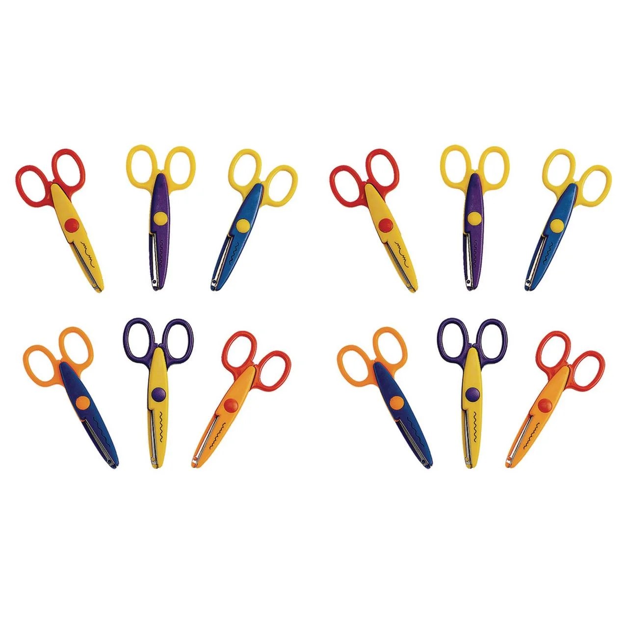 Colorations? Crazy Cut Craft Scissors Set of 12