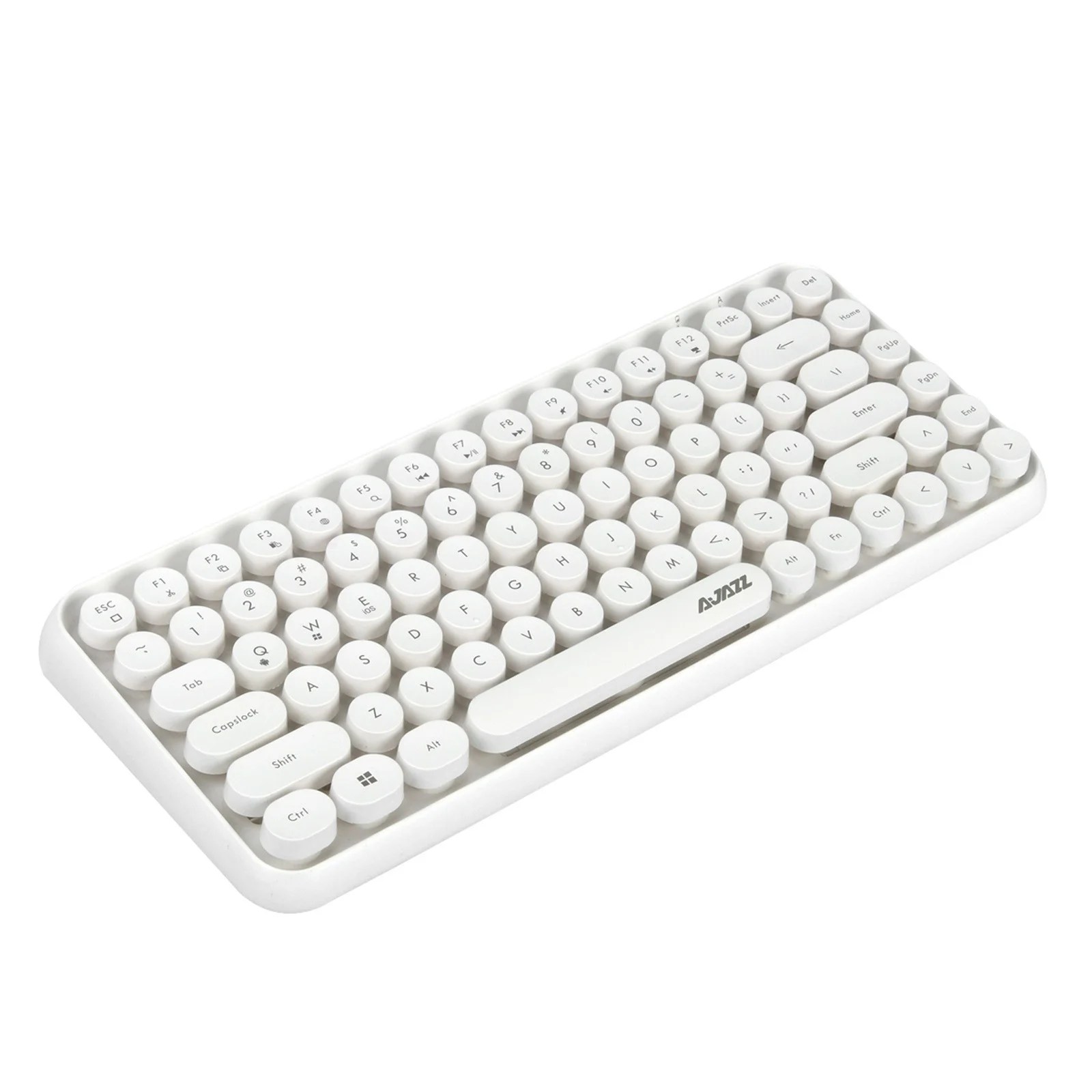 Keyboard Bluetooth Wireless Gaming Office 84 Key Classic Round
