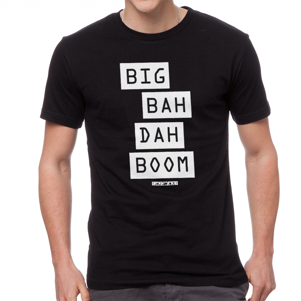 The Fifth Element Big Bah Dah Boom Men's Black Tshirt NEW Sizes S