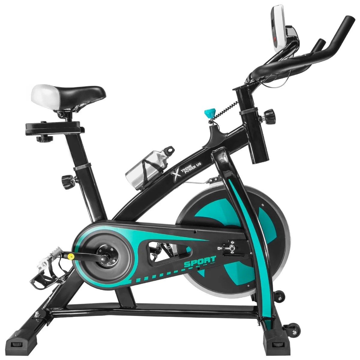 XtremepowerUS Aqua Stationary Exercise Fitness Bike Cycling Cardio