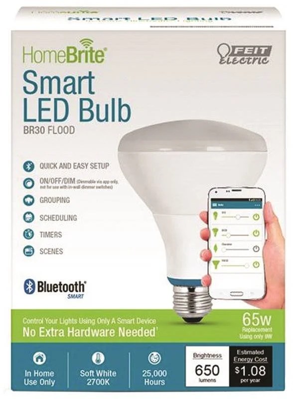 FEIT ELECTRIC 9W BR30 Smart LED Bulb BR30/650/LED/HBR