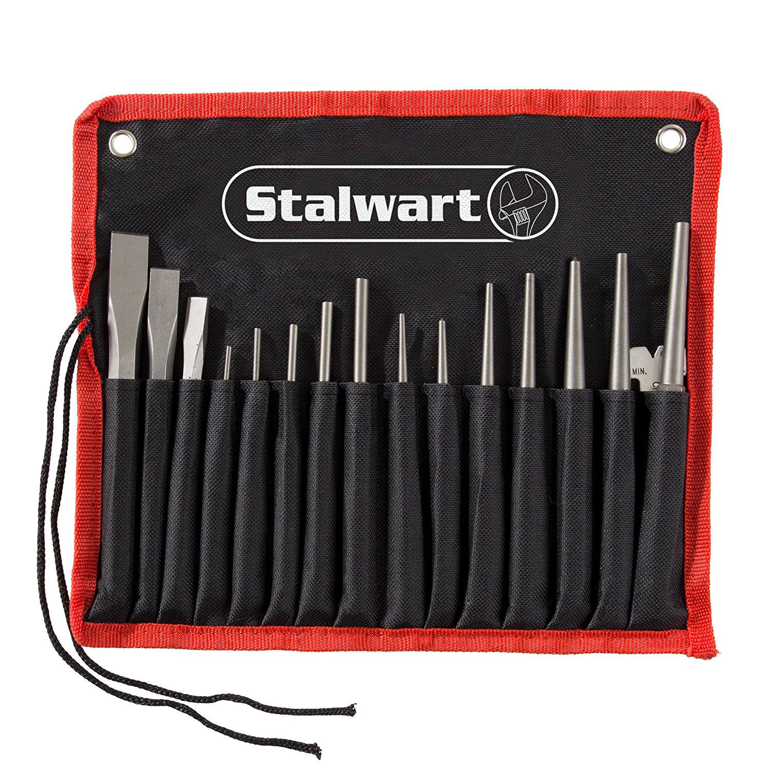 Punch And Chisel Set, 16 Pieces Includes Taper Punches, Cold Chisels