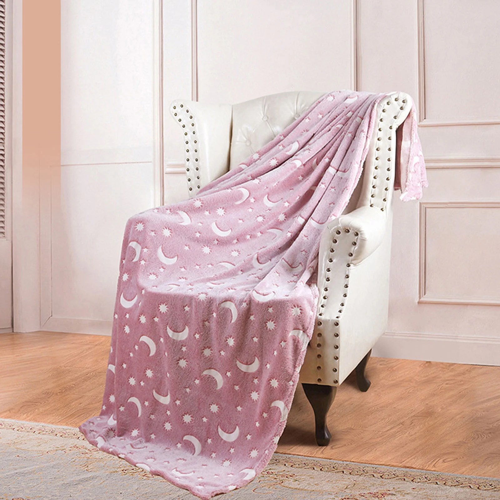 RKZDSR Glow In The Dark Blanket For Unique Birthday Gifts For Girls