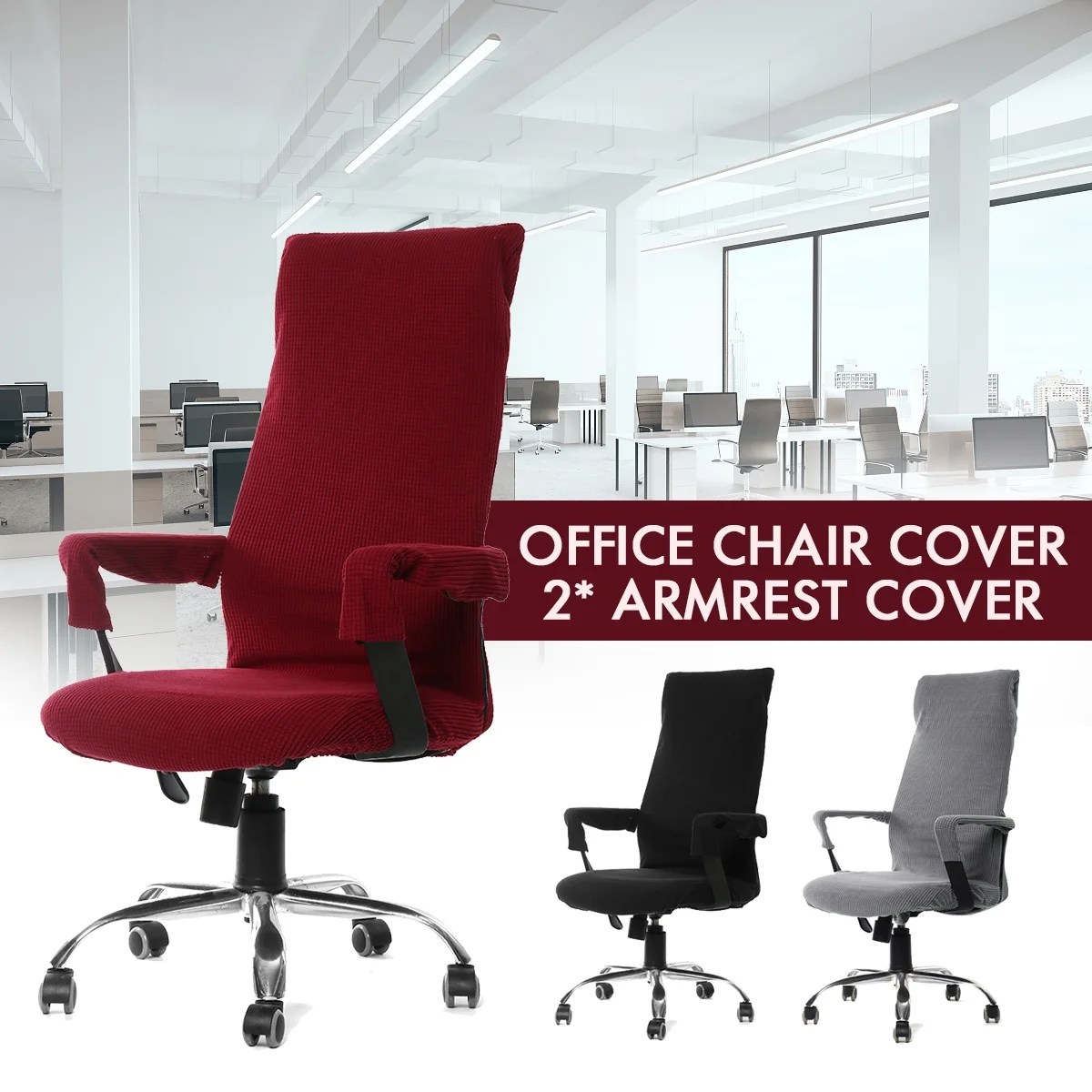 Office Chair Covers Stretchable Computer Office Chair Cover Universal Office Chair Covers Stretchable Computer Office Chair Cover Universal