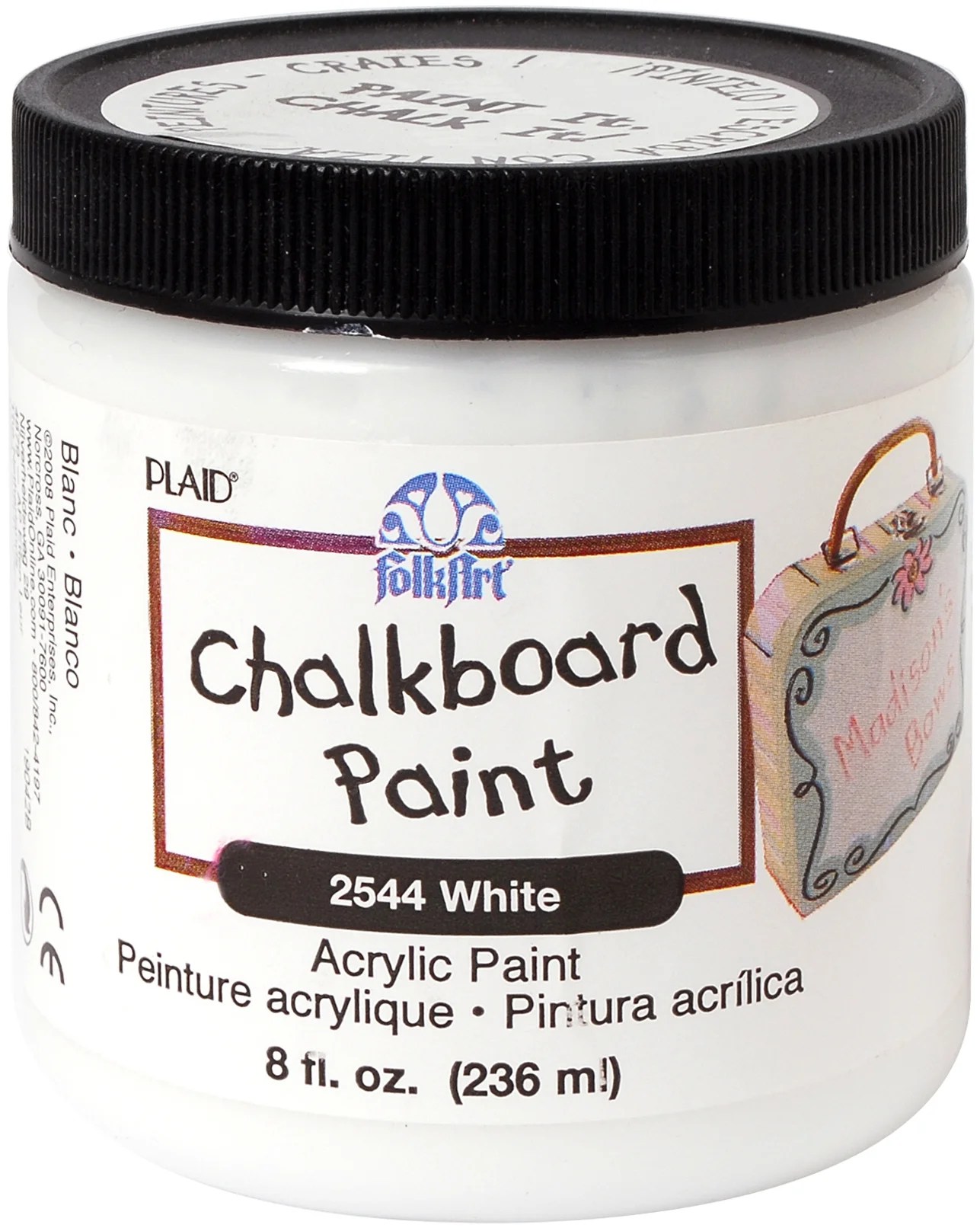 Folkart Chalkboard Paint 8OzWhite Walmart Canada
