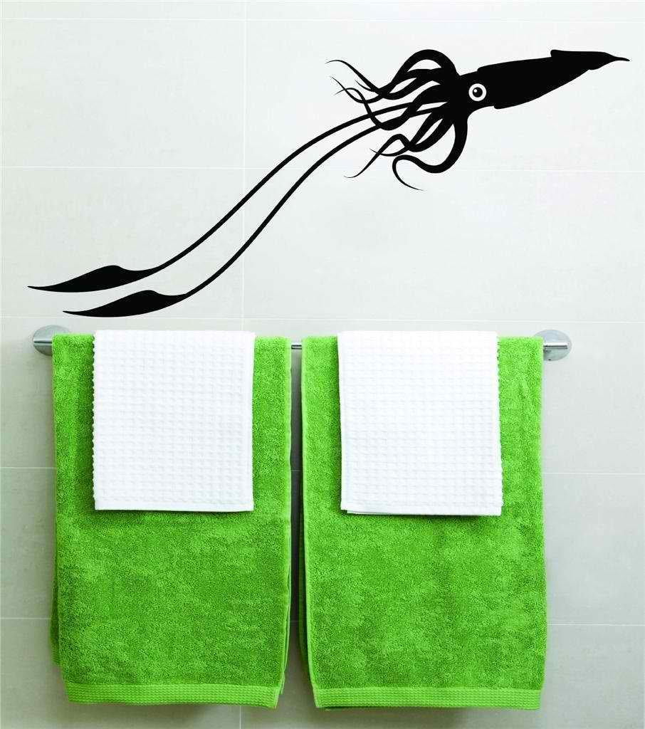 Silhouette OneEyed Squid Sea Ocean Animal Vinyl Wall Decal Vinyl Peel Silhouette OneEyed Squid Sea Ocean Animal Vinyl Wall Decal Vinyl Peel