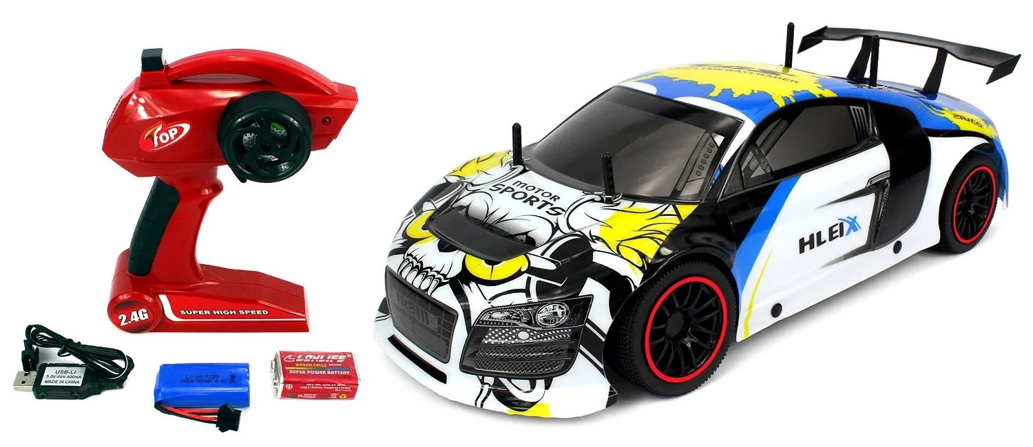 Velocity Toys Reaper Racer Remote Control Car Adjustable Front Wheel