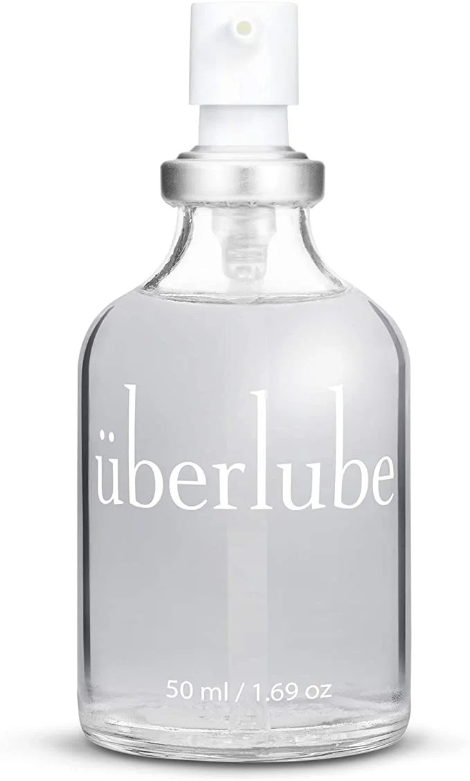 Uberlube Luxury Lubricant LatexSafe Natural Silicone Lube with