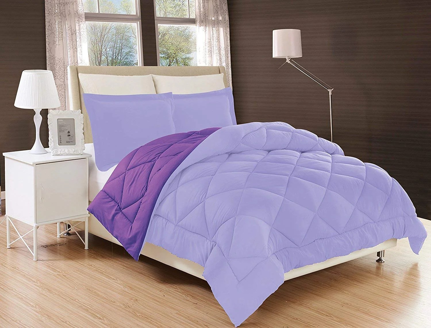 All Season Down Alternative Comforter Set Reversible Comforter with