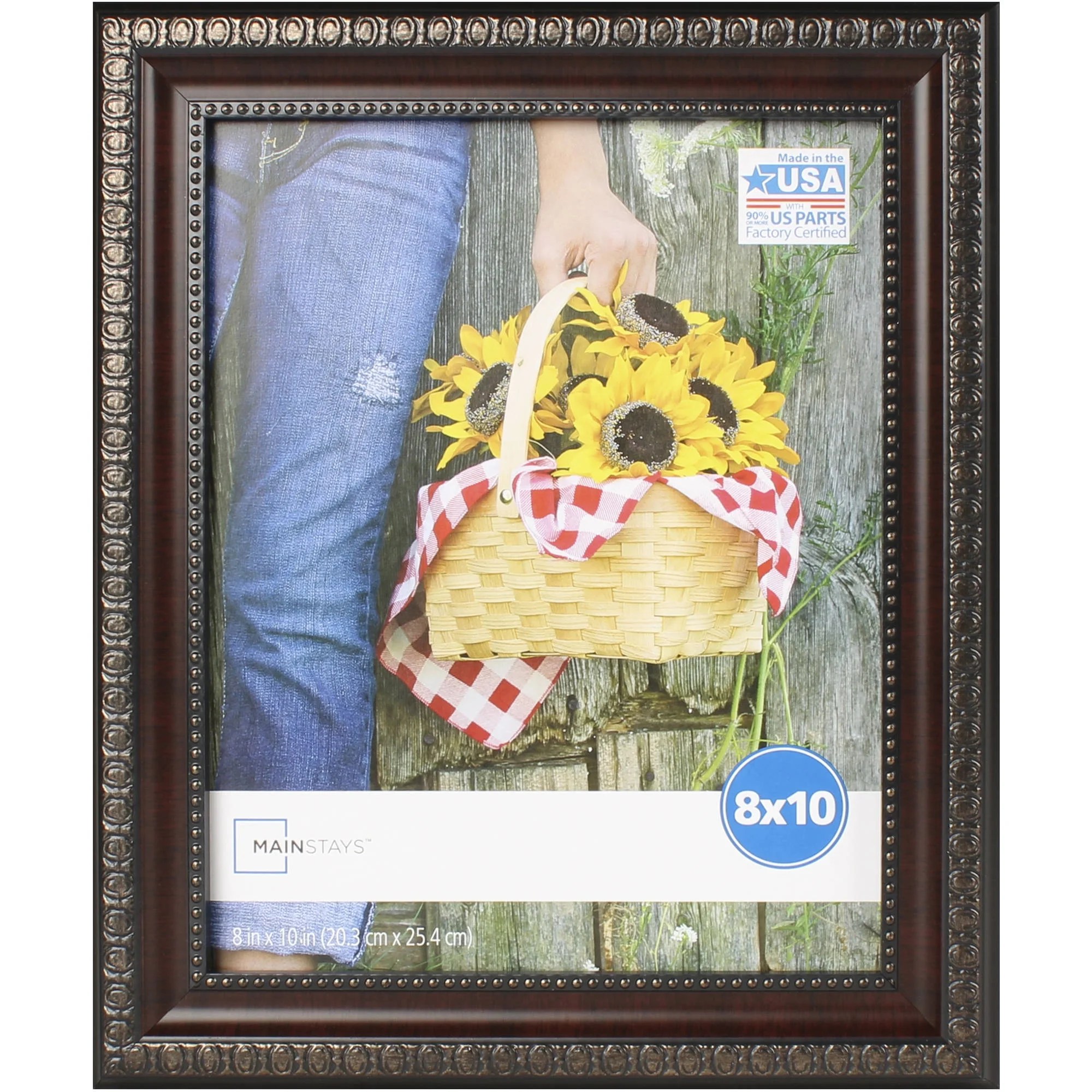 Mainstays Mahogany 8x10 Picture Frame