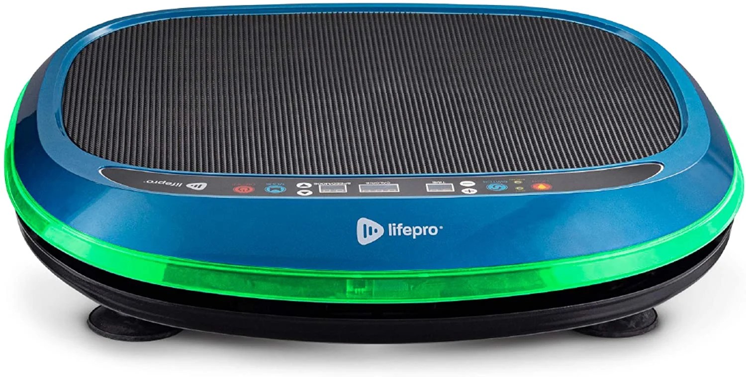 LifePro Vivid Pro Deep Tissue Vibration Platform Machine, Blue