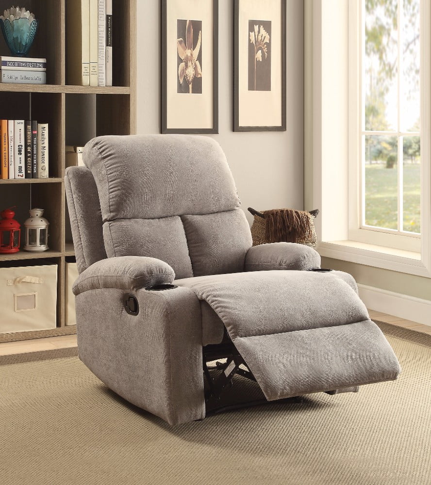 Homely Recliner , Gray Linen