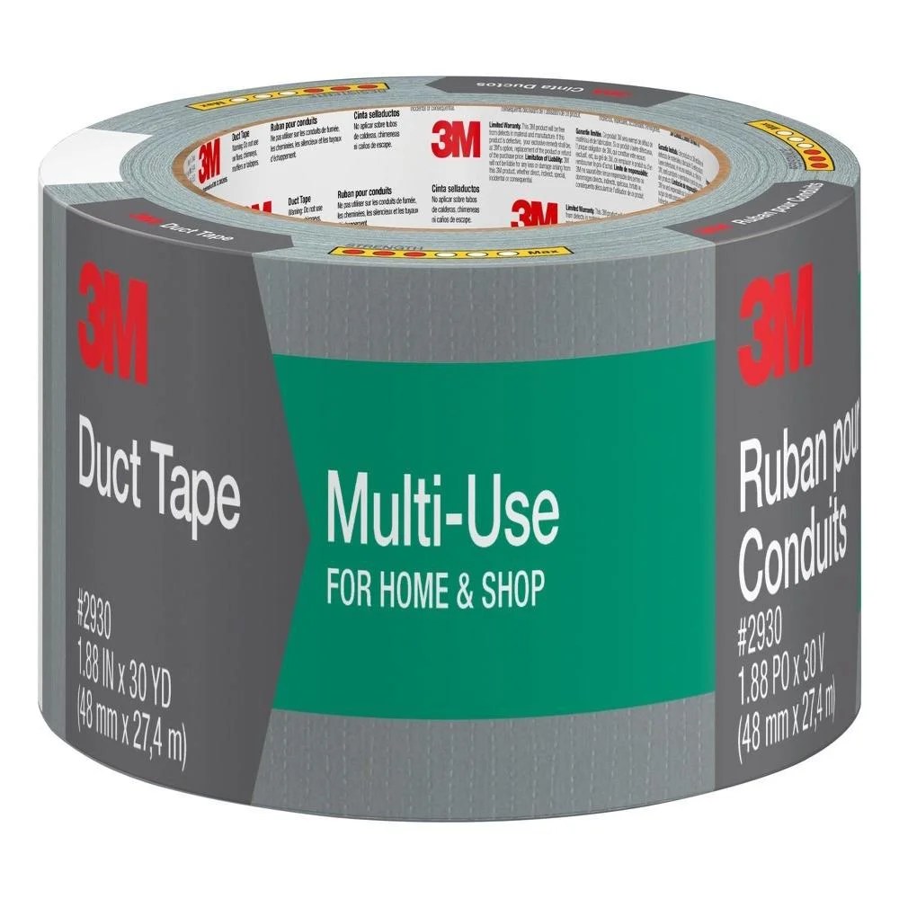 3M MultiUse Duct Tape, 2930C, 1.88 Inches by 30 Yards 3M MultiUse Duct Tape, 2930C, 1.88 Inches by 30 Yards