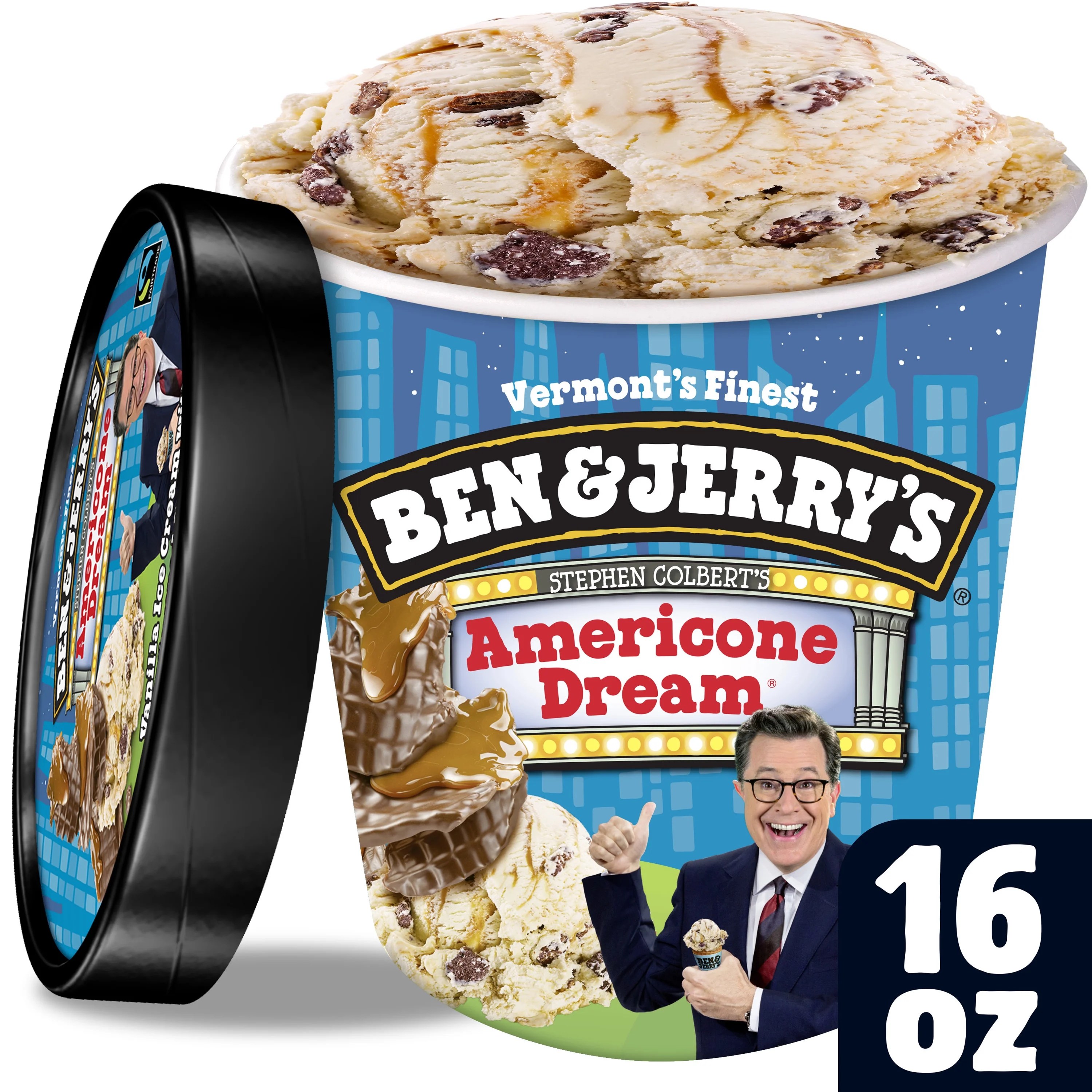 Ben & Jerry's Ice Cream Americone Dream 16 oz Walmart