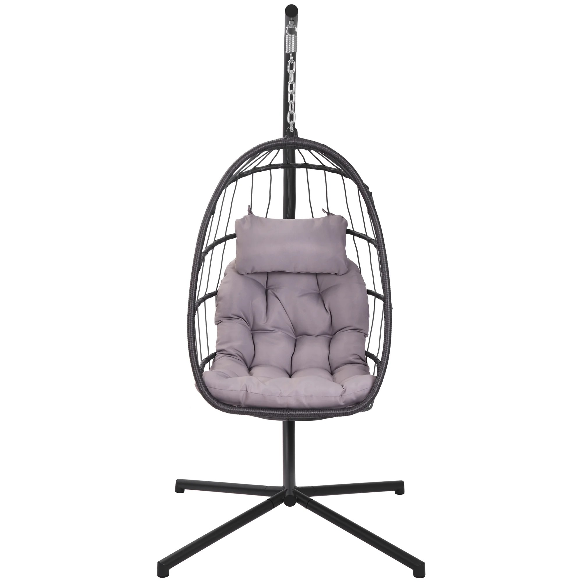 SEGMART Hanging Egg Chair, Outdoor Patio Wicker Swing SEGMART Hanging Egg Chair, Outdoor Patio Wicker Swing