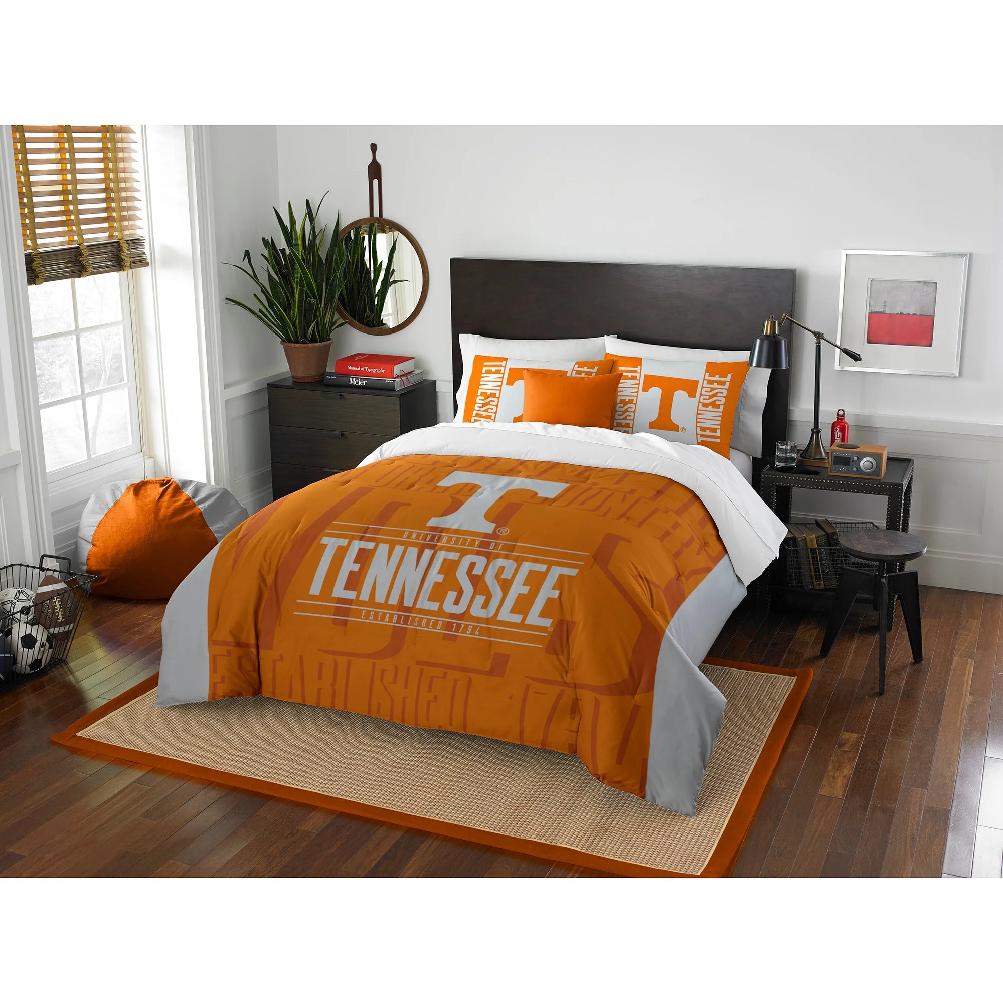 NCAA Tennessee Volunteers "Modern Take" Bedding Comforter Set