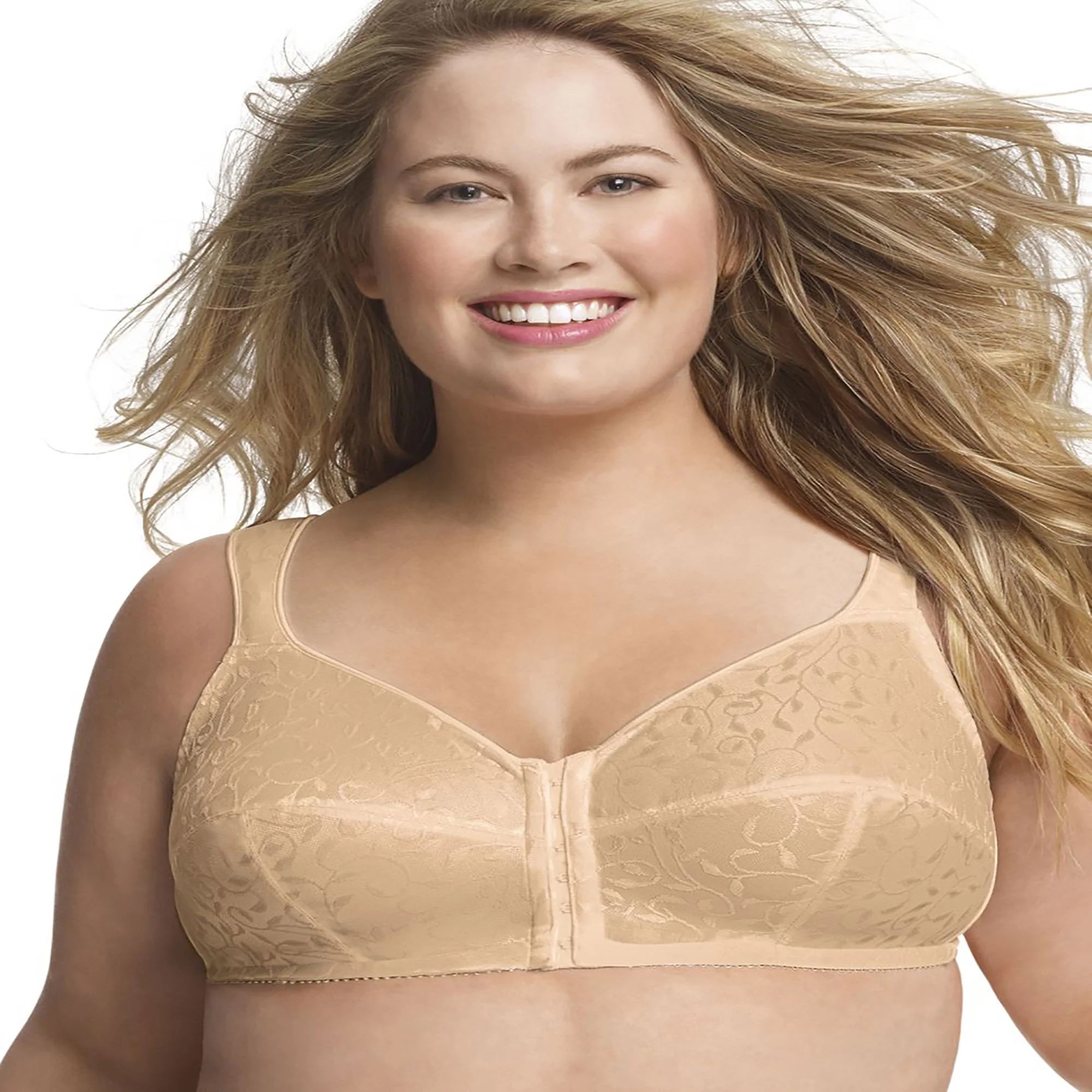Just My Size Front Close Wirefree Bra, Style 1107