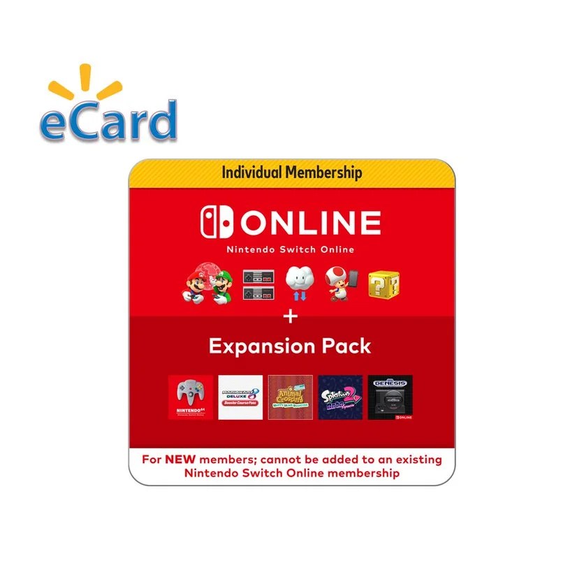 Online + Expansion Pack Individual Membership Nintendo Switch