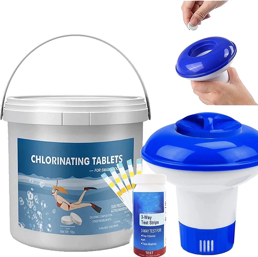 2 in 1 Chlorine Tablets Chlorine Stabilizer Floating Chlorine Dispenser