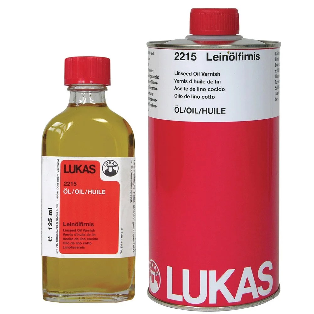 LUKAS Oil Painting Medium Linseed Oil Varnish For Speeding Up Drying