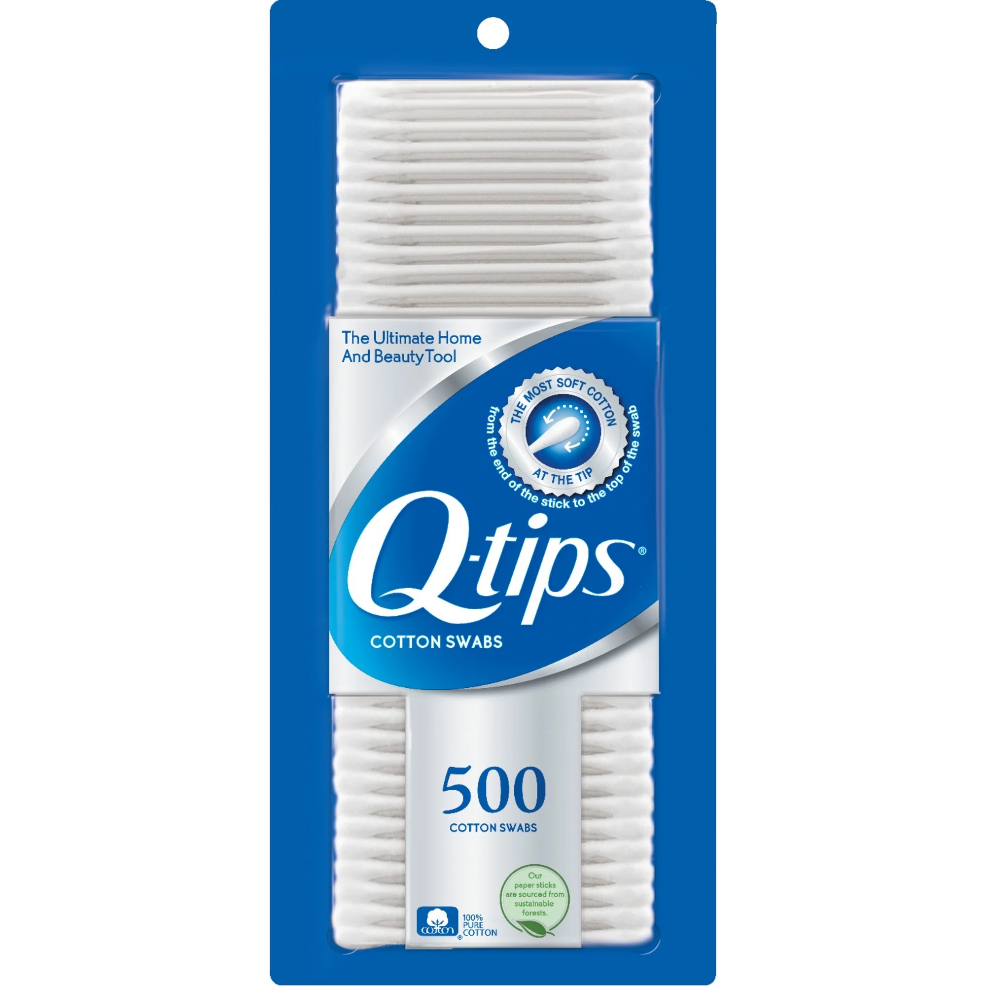 Qtips Original Cotton Swabs 500 Count