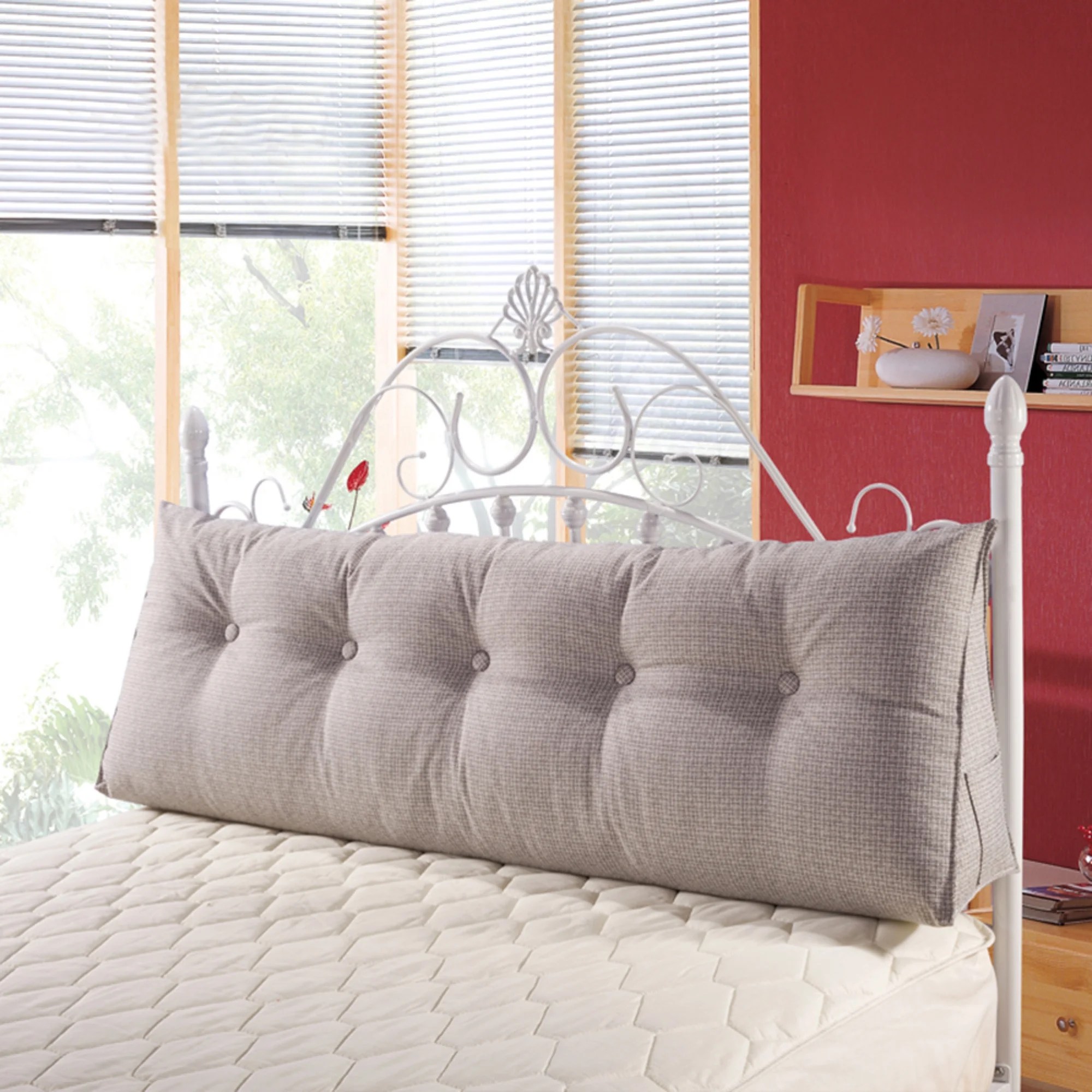 Sofa Daybed Large Filled Triangular Wedge Cushion Bed Backrest