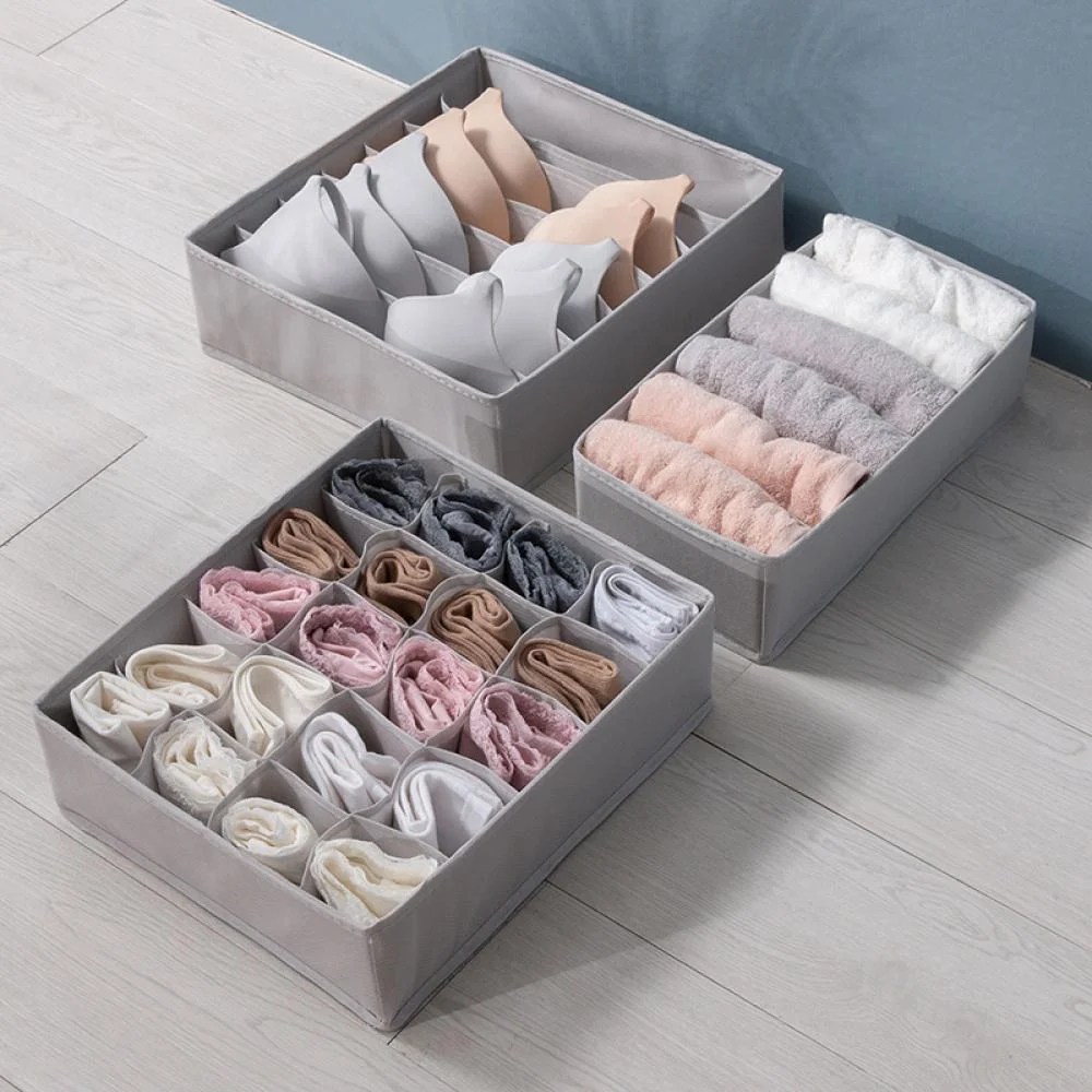 Underwear Drawer Organizer Dividers for Dresser, Closet Organizers and