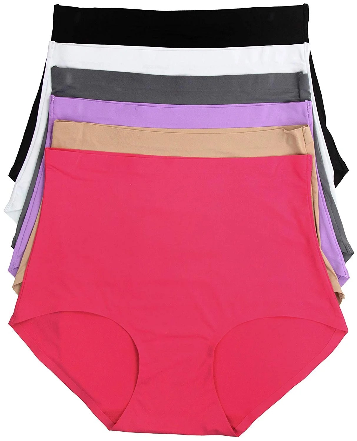 ToBeInStyle ToBeInStyle Women's Pack of 6 LaserCut Tummy Control