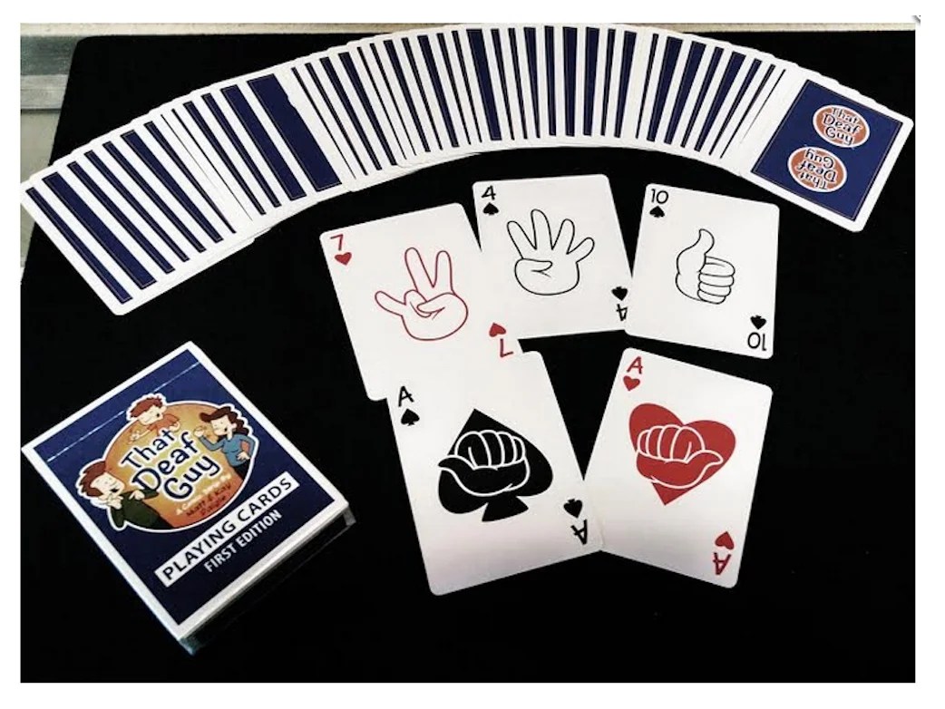 That Deaf Guy First Edition Playing Cards Using American Sign