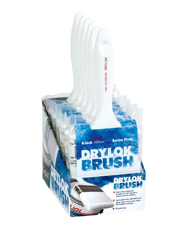 DRYLOK Chisele Tipped Synthetic Bristle Masonry Brush 4 W in. (Pack of