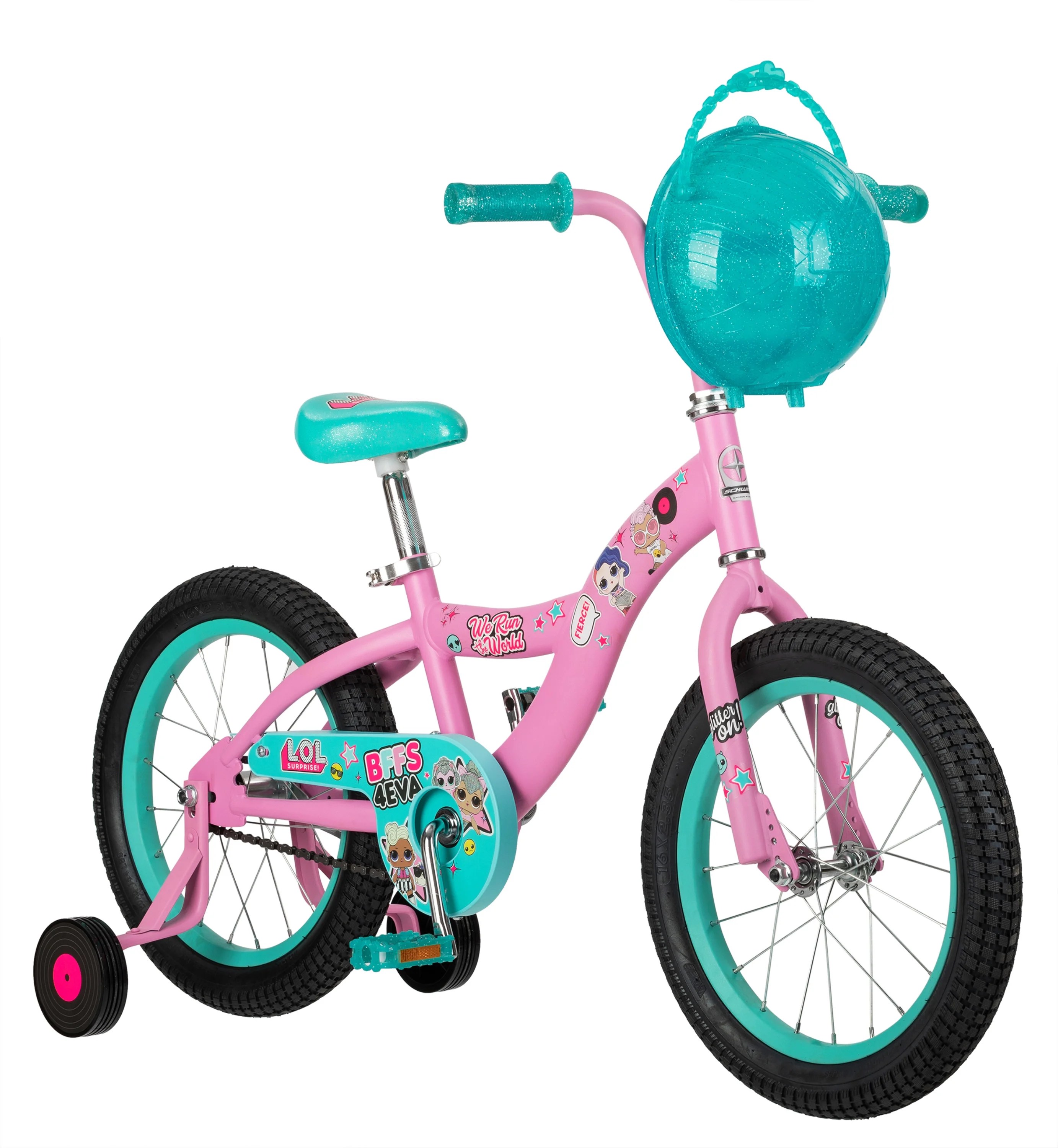 LOL Surprise kids bike, 16inch wheel, single speed, pink