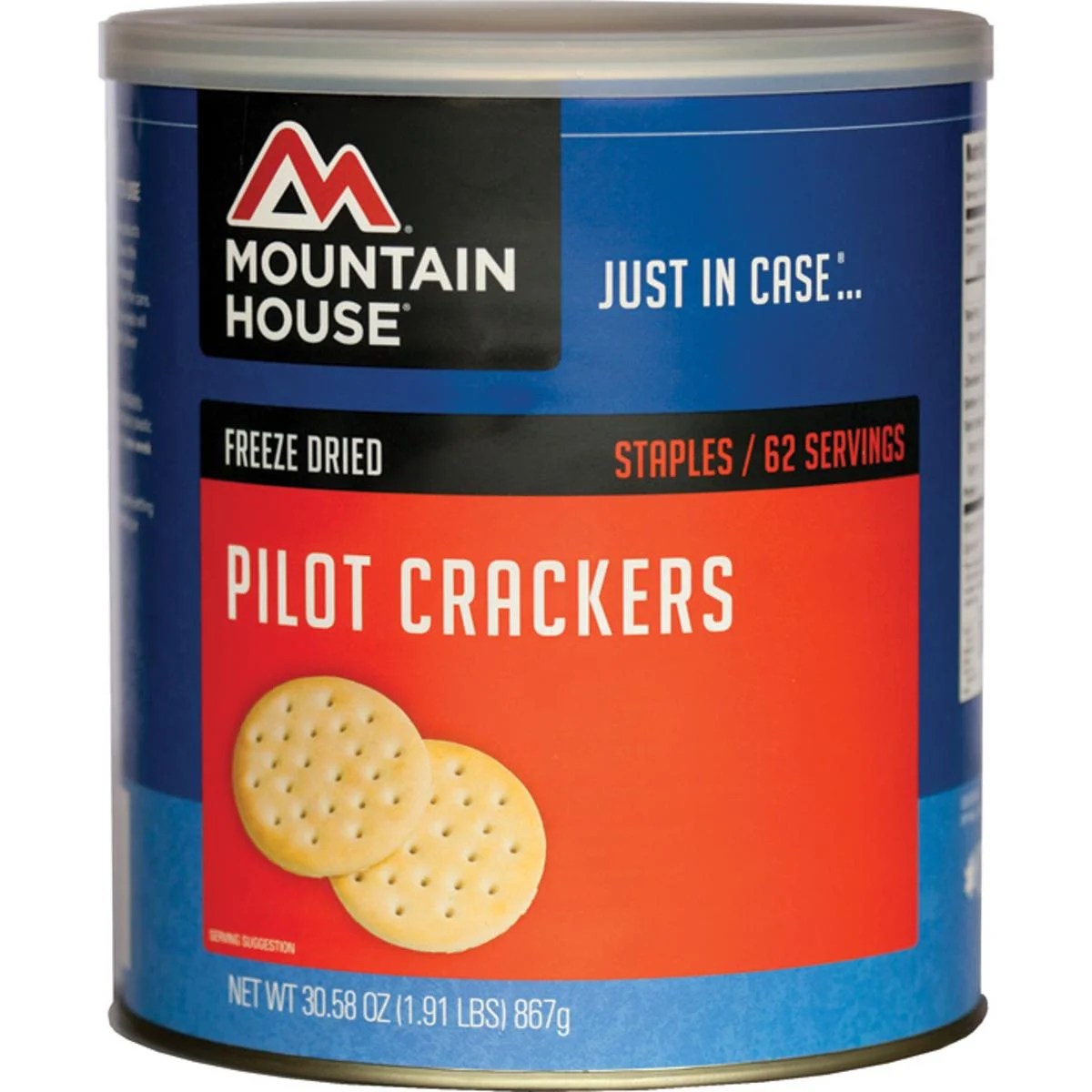 Mountain House Freeze Dried Pilot Bread Crackers Can