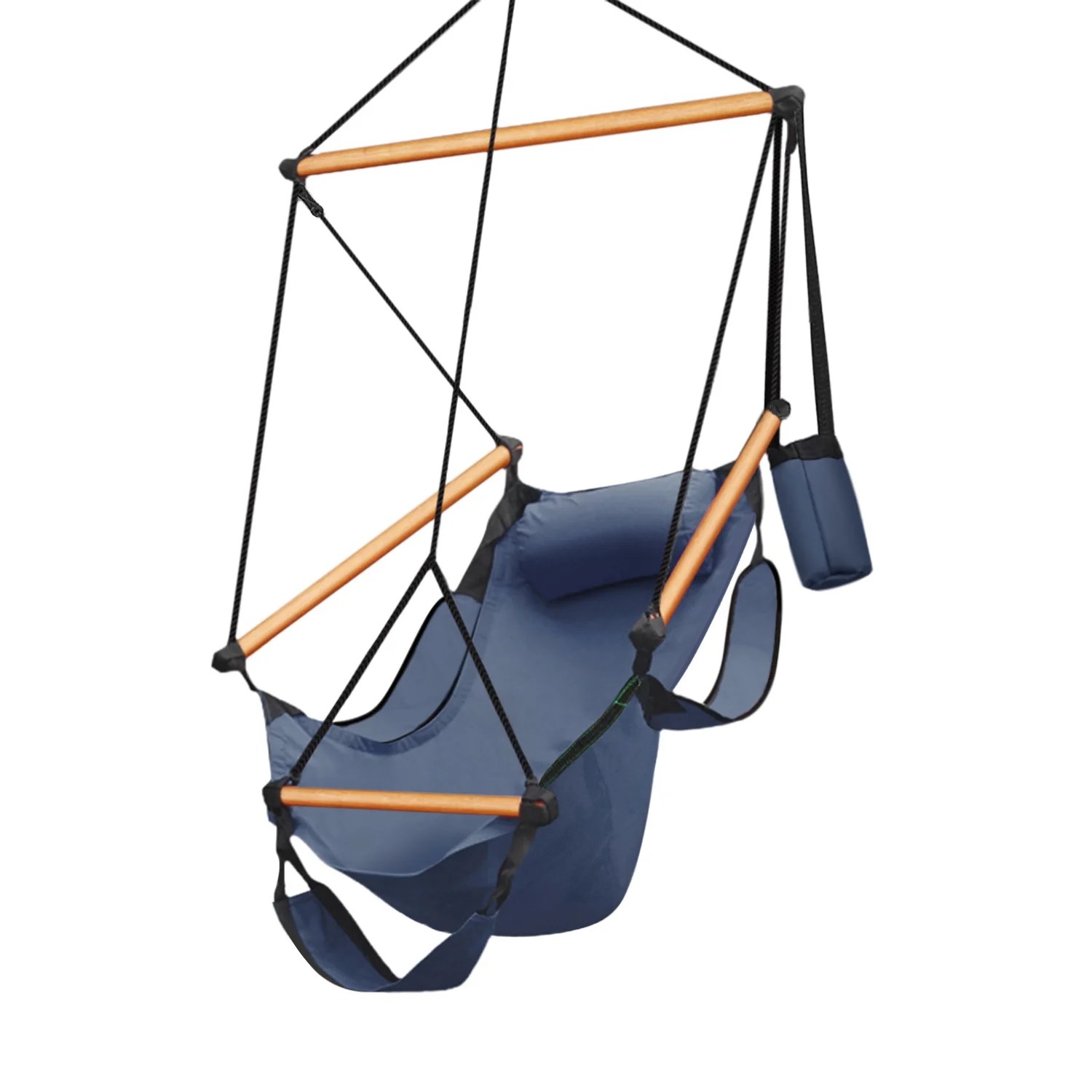 Hanging Hammock Chair Air Swing Lounger Upgraded 350lbs