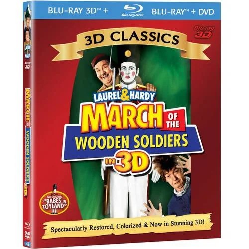 March Of The Wooden Soldiers (3D Bluray + Bluray + DVD
