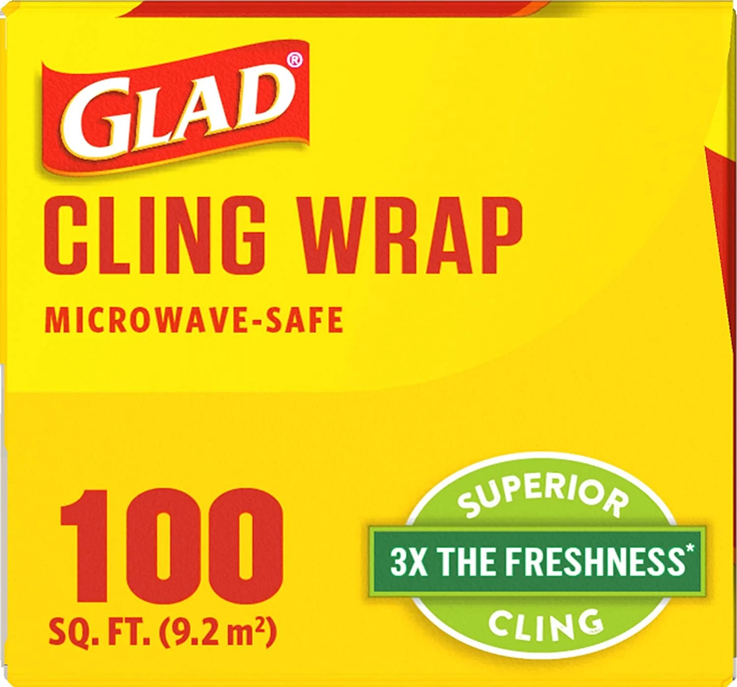 Glad Cling Wrap 100 SF (Pack of 2)