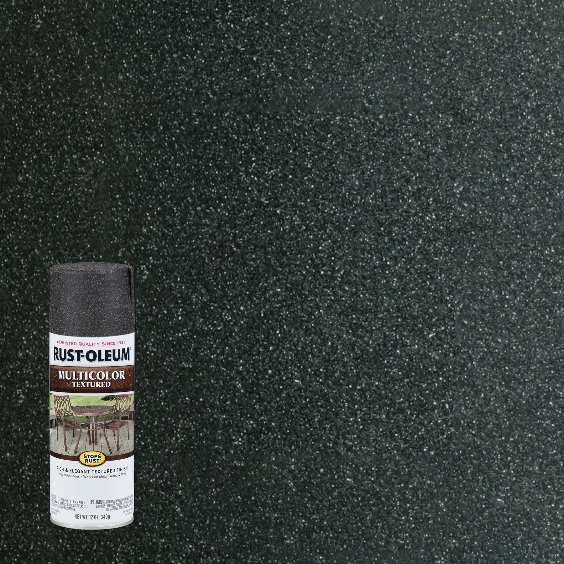 Aged Iron, RustOleum Stops Rust MultiColor Textured Spray Paint