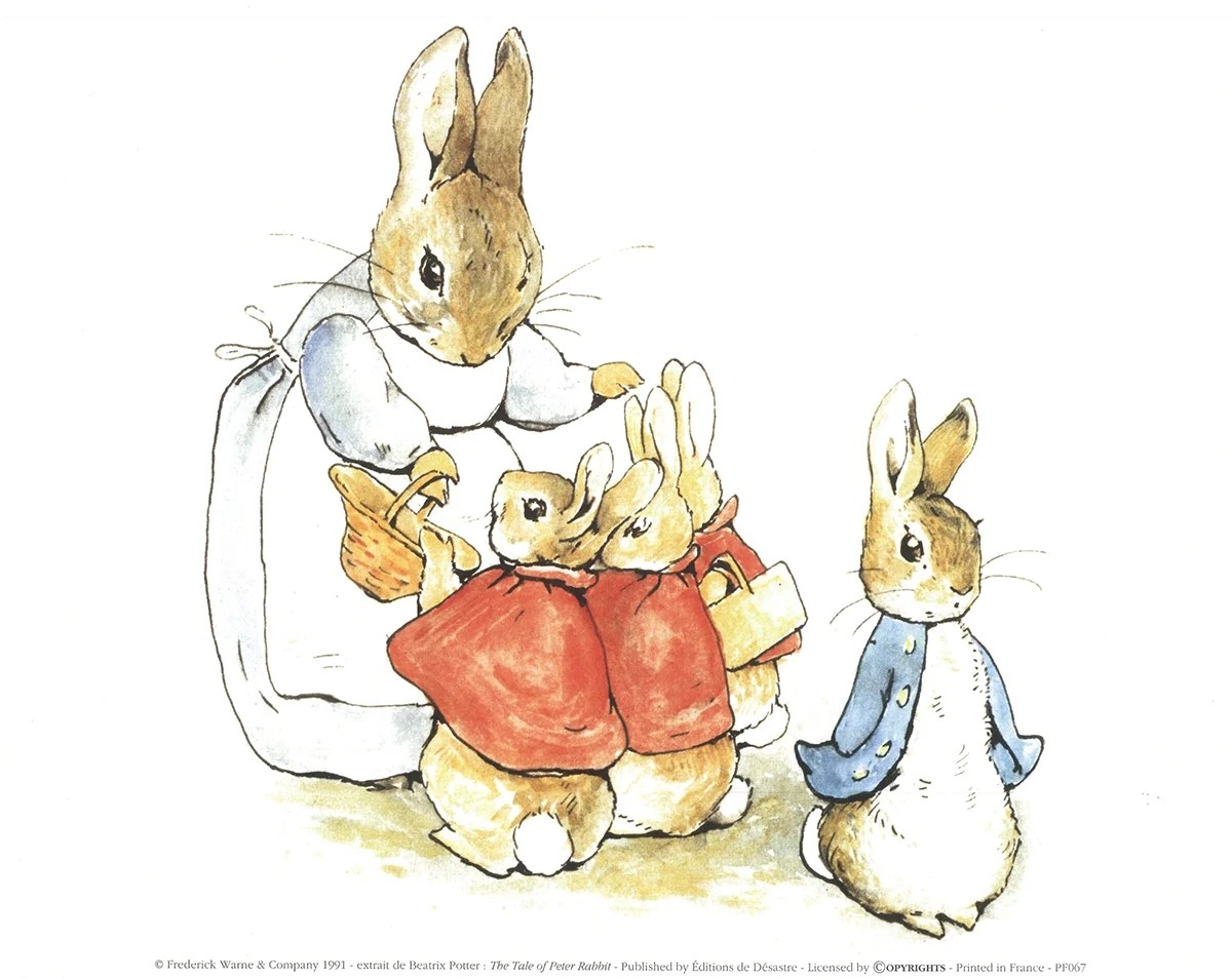 BEATRIX POTTER The Tale of Peter Rabbit II 9.5" x 12