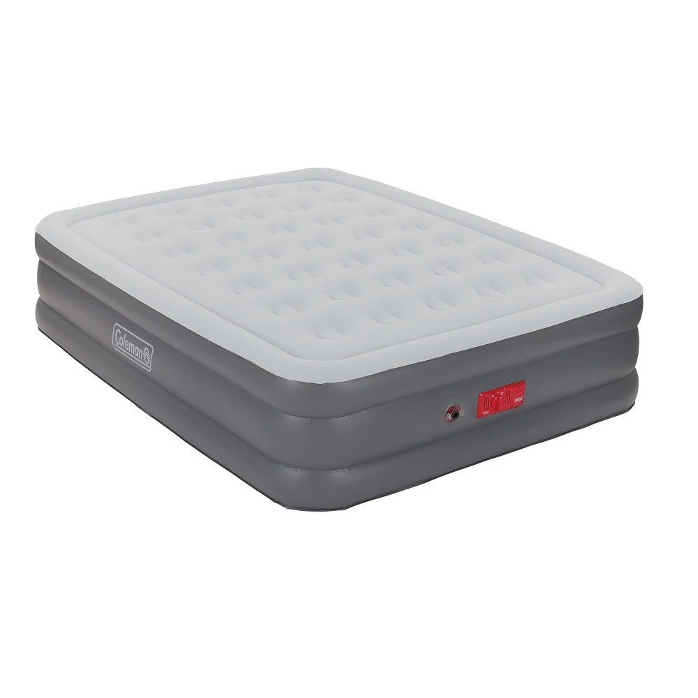Coleman ComfortSmart 18 in Storage Air Mattress, with Builtin Pump